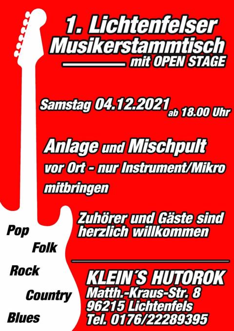 Musikstammtisch Lichtenfels OPEN STAGE