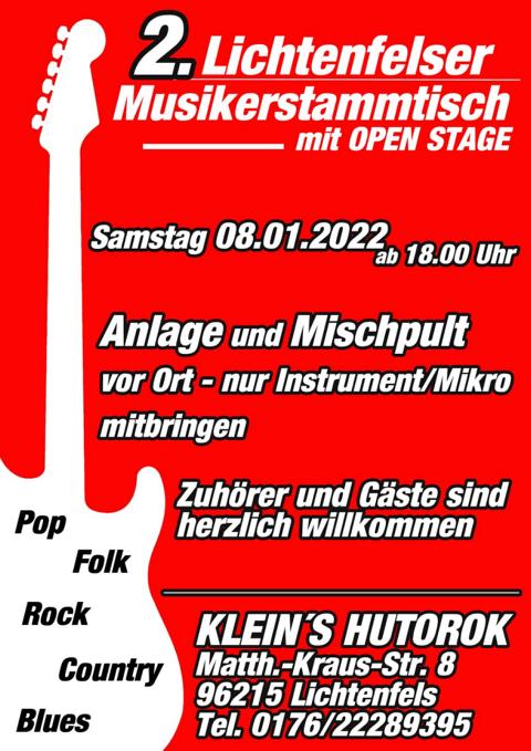 Musikstammtisch Lichtenfels OPEN STAGE