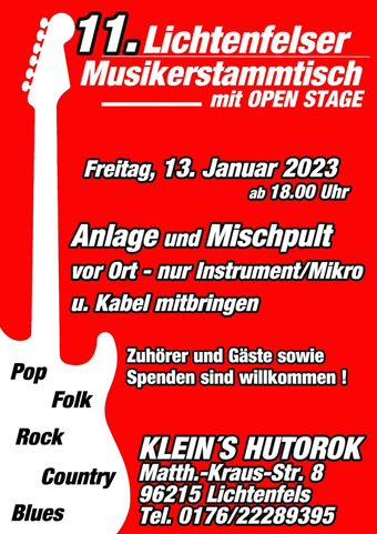 11. Musikstammtisch Lichtenfels