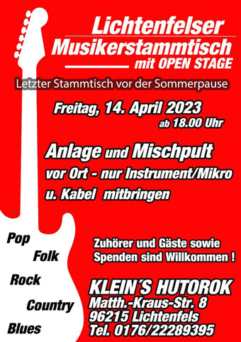 14. Musikstammtisch Lichtenfels